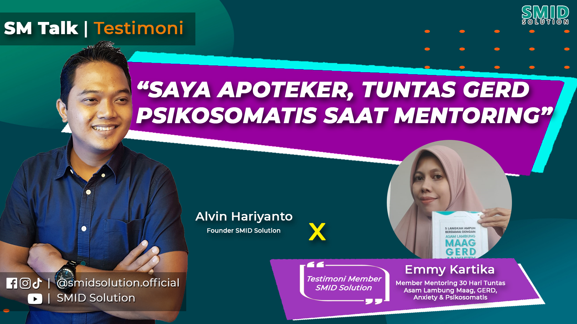 Emmy K - (Apoteker Namun Punya Kecemasan Berlebih, Ga Mempan dengan Obat Anti Cemas !)